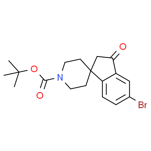 叔-丁基 5-溴-3-氧亚基-2,3-二氢螺[茚并-1,4-哌啶]-1-甲酸基酯