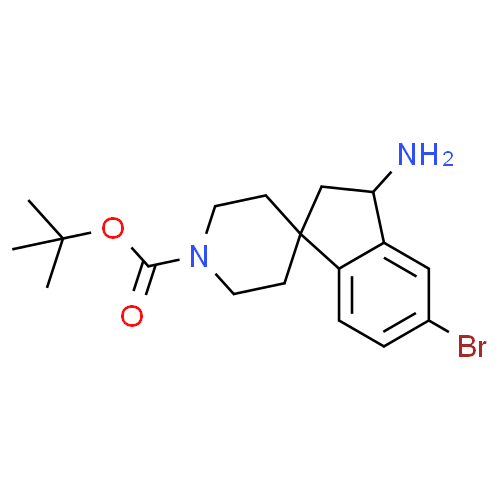 叔-丁基 3-氨基-5-溴-2,3-二氢螺[茚并-1,4-哌啶]-1-甲酸基酯