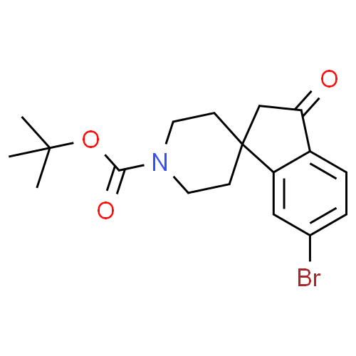 叔-丁基 6-溴-3-氧亚基-2,3-二氢螺[茚并-1,4-哌啶]-1-甲酸基酯