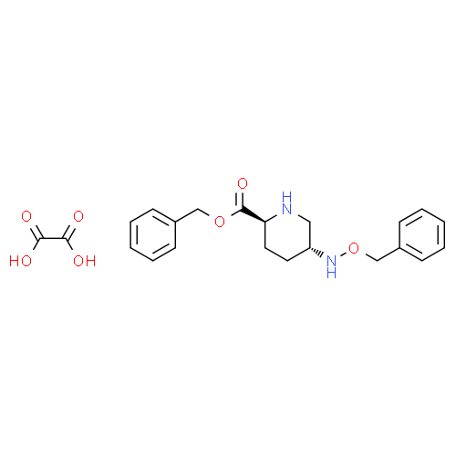 (2S,5R)-5-[(苄氧基)氨基]哌啶-2-甲酸苄酯草酸盐