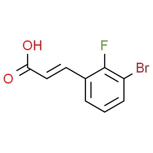 3-溴-2-氟肉桂酸