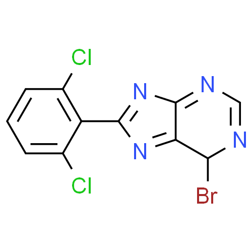 6-溴-8-(2,6-二氯苯基)-9H-嘌呤