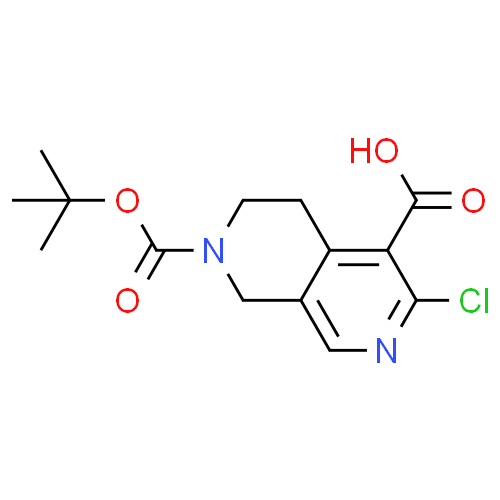 7-(叔-丁氧羰基)-3-氯-5,6,7,8-四氢-2,7-萘啶-4-羧酸