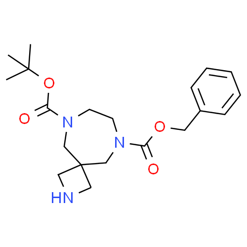 6-苯甲基 9-叔-丁基 2,6,9-三氮杂螺[3.6]癸烷-6,9-二甲酸基酯