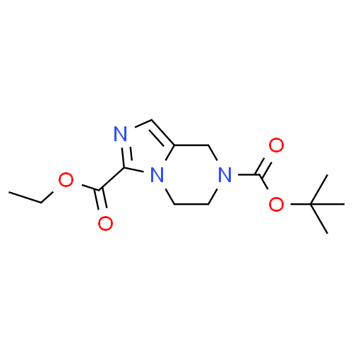 7-叔-丁基 3-乙基 5,6-二氢咪唑并[1,5-A]吡嗪-3,7(8H)-二甲酸基酯