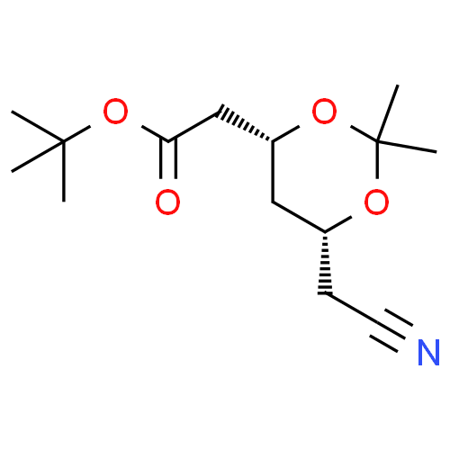 (4R-Cis)-6-氰甲基-2,2-二甲基-1,3-二氧戊环-乙酸叔丁酯（ATS-8）
