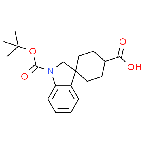 1-(叔-丁氧羰基)螺[环己并-1,3-二氢吲哚]-4-羧酸