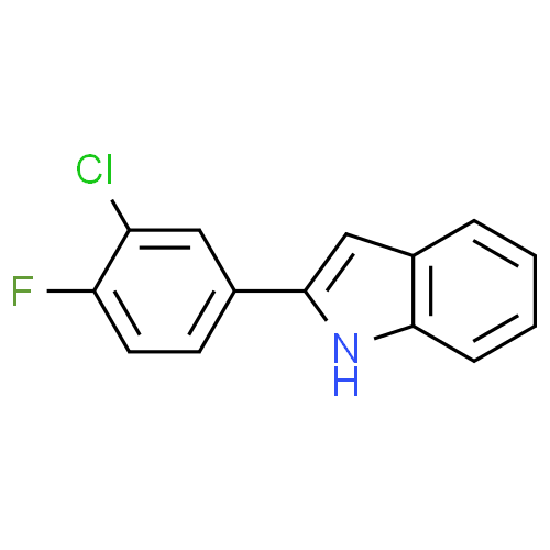 2-(3-氯-4-氟苯基)吲哚
