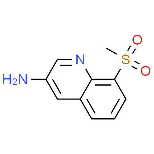 3-QUINOLINAMINE, 8-(METHYLSULFONYL)-