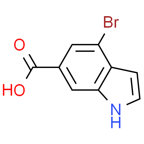 4-溴-1H-6-吲哚甲酸