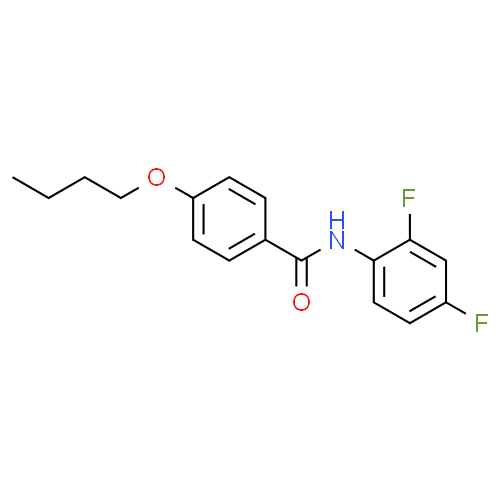 4-丁氧基-N-(2,4-二氟苯基)苯甲酰胺