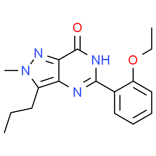5-(2-乙氧基苯基)-2,6-二氢-2-甲基-3-丙基-7H-吡唑并[4,3-d]嘧啶-7-酮