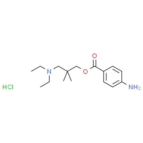 3-(二乙氨基)-2,2-二甲基-1-丙醇1-(4-氨基苯甲酸酯)盐酸盐