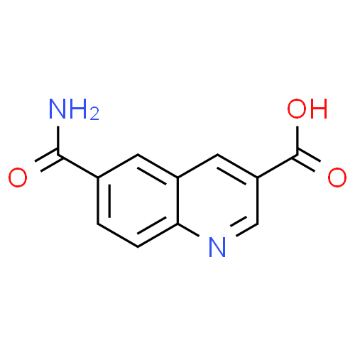 6-氨基甲酰喹啉-3-羧酸