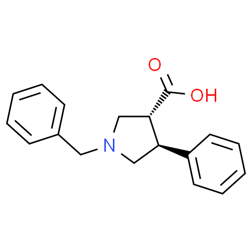 1-苄基-4-苯基吡咯烷-3-羧酸