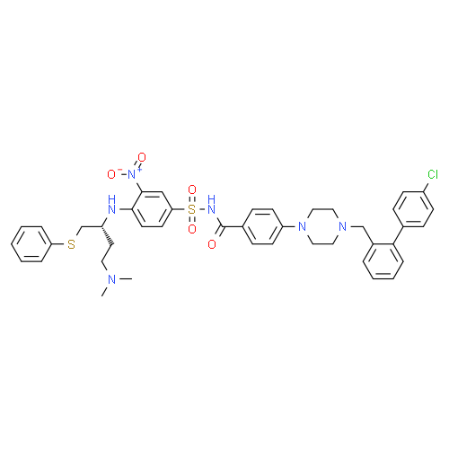4-[4-[(4'-氯[1,1'-联苯]-2-基)甲基]-1-哌嗪基]-N-[[4-[[(1R)-3-(二甲基氨基)-1-[(苯硫基)甲基]丙基]氨基]-3-硝基苯基]磺酰基]苯甲酰胺