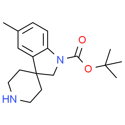 1-BOC-5-甲基螺[吲哚啉-3,4-哌啶]