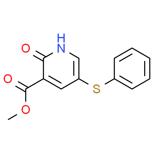 2-氧代-5-苯硫基-1,2-二氢 - 吡啶-3-甲酸甲酯
